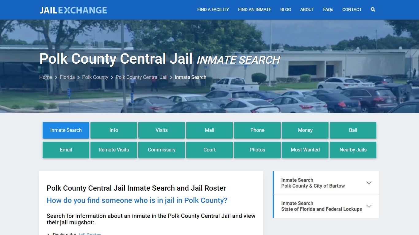 Polk County Central Jail Inmate Search - Jail Exchange